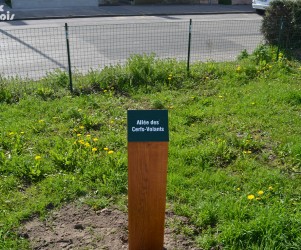 Signalétique touristique - Balisage - Borne de cheminement - Fabrication PIC BOIS