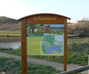 Signalétique touristique - Panneau d'information - Entrée de parc - Fabrication PIC BOIS