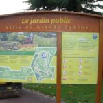 Panneau d’information – Jardin public