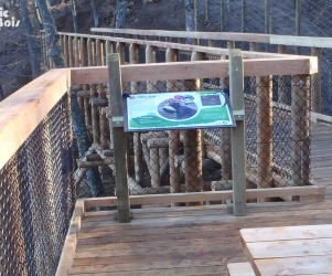 Signalétique touristique - Table de lecture - Contre barrière - Fabrication PIC BOIS