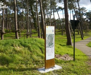 Signalétique touristique - Totem - Parcours de découverte - Fabrication PIC BOIS