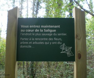 Signalétique touristique - Panneau d'information - Accueil sentier - Fabrication PIC BOIS