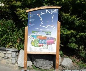 Signalétique touristique - Panneau d'information - Accueil et plan - Fabrication PIC BOIS