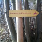 Directionnel sentier – Logo gravé