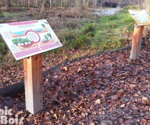 Signalétique touristique - Table de lecture - Transfor-mare-tion - Fabrication PIC BOIS