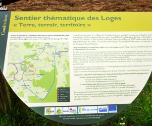 Signalétique touristique - Table de lecture - Terre et territoire - Fabrication PIC BOIS