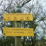 Directionnel sentier – Lame pictos