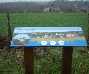 Signalétique touristique - Table de lecture - Randonner en vallée - Fabrication PIC BOIS