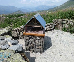 Signalétique touristique - Maquette - Chalet savoyard - Fabrication PIC BOIS