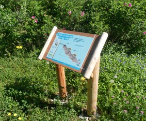 Signalétique touristique - Table de lecture - Dépollution des eaux - Fabrication PIC BOIS