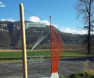 Signalétique touristique - Table d'orientation - Paysage en verre - Fabrication PIC BOIS