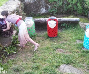 Signalétique touristique - Parcours sensoriel - Jeu de cache-cache - Fabrication PIC BOIS