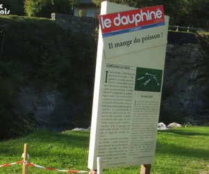 Signalétique touristique - Totem - Musée de l'Ours - Fabrication PIC BOIS