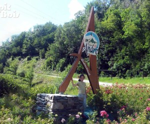 Signalétique touristique - Totem - Accueil communal - Fabrication PIC BOIS