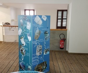 Signalétique touristique - Mobilier interactif - Colonne de jeu - Fabrication PIC BOIS