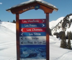 Signalétique touristique - Signalisation - Accès pistes - Fabrication PIC BOIS