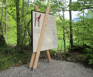 74-thollon-les-memises-disques-a-tourner-suivi-migratoire.jpg Signalétique touristique - Mobilier interactif - Suivi migratoire - Fabrication PIC BOIS