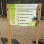 Panneau aire de jeu – Réglementation