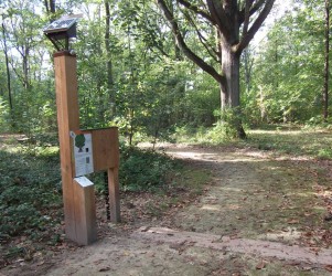 Signalétique touristique - Parcours sensoriel - Borne interactive - Fabrication PIC BOIS