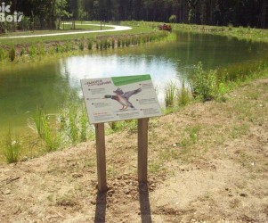 Signalétique touristique - Table de lecture - Faune locale - Fabrication PIC BOIS