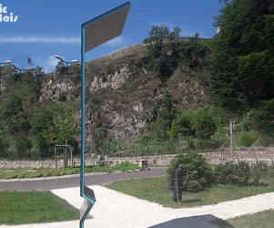 Signalétique touristique - Panneau d'information - Parc naturel - Fabrication PIC BOIS