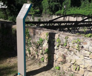 Signalétique touristique - Table de lecture - Parc national - Fabrication PIC BOIS