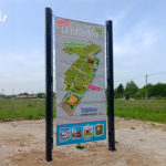 Bâche – Accueil chantier