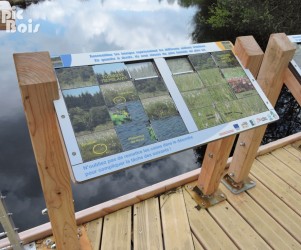 Signalétique touristique - Mobilier interactif - Jeu du taquin - Fabrication PIC BOIS
