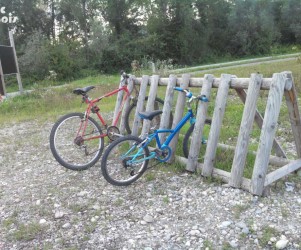 Signalétique touristique - Porte-vélos - Porte-vélos patrimonial - Fabrication PIC BOIS