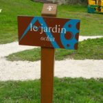 Plaque thématique – Le jardin
