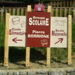 Panneau école – Groupe scolaire