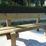 Banc – Décor gravé