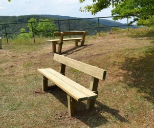 Signalétique touristique - Banc - Ensemble Classéo - Fabrication PIC BOIS