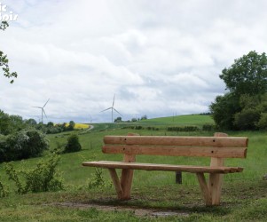 Signalétique touristique - Gamme Furca - Banc - Fabrication PIC BOIS