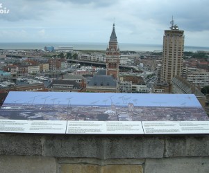 Signalétique touristique - Table d'orientation - Vue de la ville - Fabrication PIC BOIS