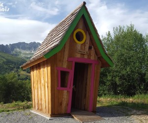 Signalétique touristique - Mobilier abri - Cabane des fées - Fabrication PIC BOIS