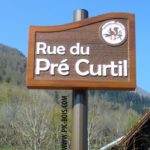 Plaque de rue – Entrée de rue