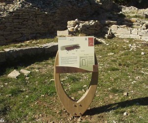 Signalétique touristique - Plaque thématique - Plan historique - Fabrication PIC BOIS