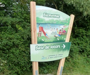 picbois-signaletique-gresy.jpg Signalétique touristique - Panneau d'information - Base nautique - Fabrication PIC BOIS