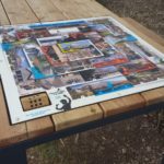 Table de jeu – Table de jeu avec dé
