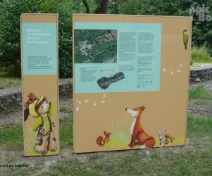 Signalétique touristique - Panneau d'information - Accueil de parc - Fabrication PIC BOIS