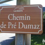 Plaque de rue – Entrée chemin