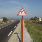 Panneau de circulation – Virage