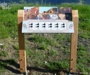 Signalétique touristique - Mobilier interactif - Digicode - Fabrication PIC BOIS