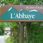 Panneau de localisation – L’Abbaye