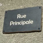 Plaque de rue – Thématique Courson