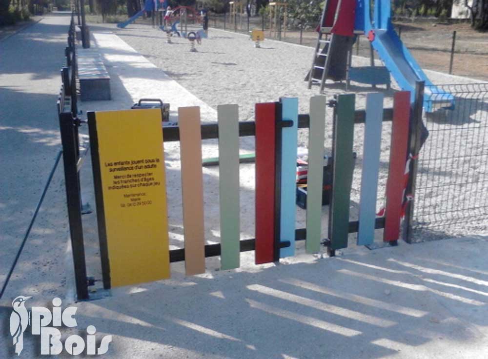 Signalétique touristique - Barrières - Portillon et clôture - Fabrication PIC BOIS