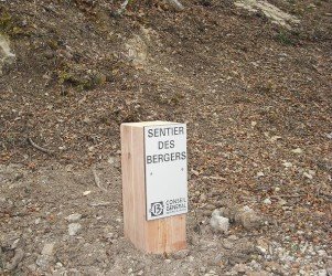 Signalétique touristique - Balisage - Parc Départemental - Fabrication PIC BOIS