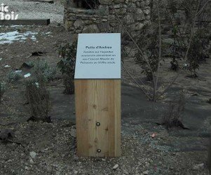 Signalétique touristique - Plaque thématique - Parc départemental - Fabrication PIC BOIS