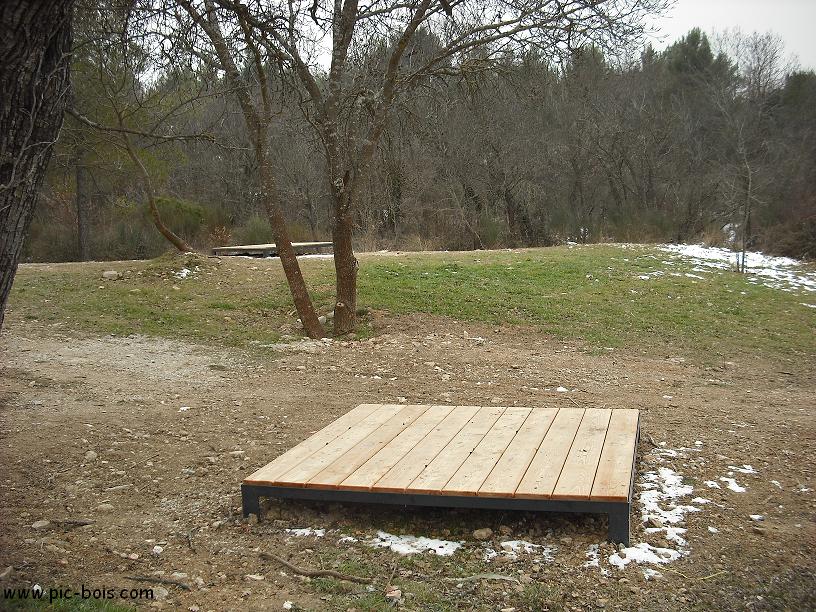 Signalétique touristique - Table de pique-nique - Aménagement parc - Fabrication PIC BOIS